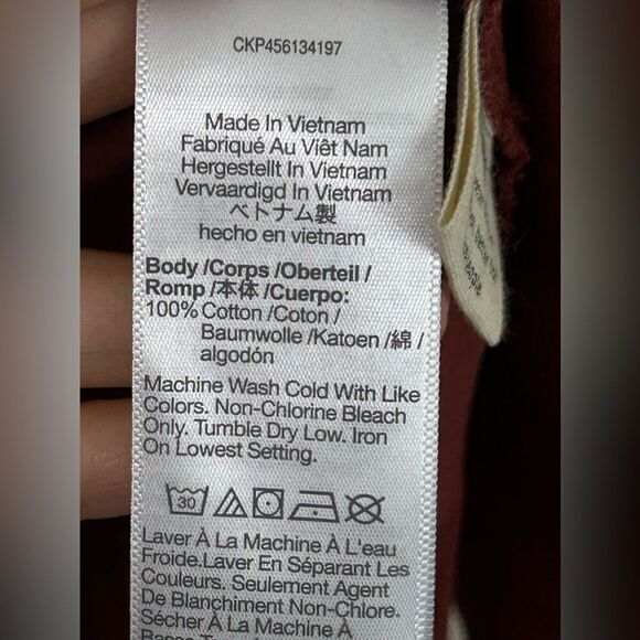 Madewell Corduroy Relaxed Mini Dress in rusted burgundy - Picture 9 of 12